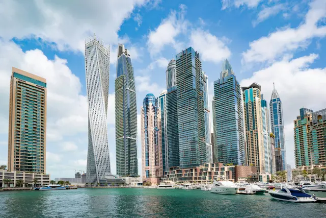 Dubai Marina 社区实景