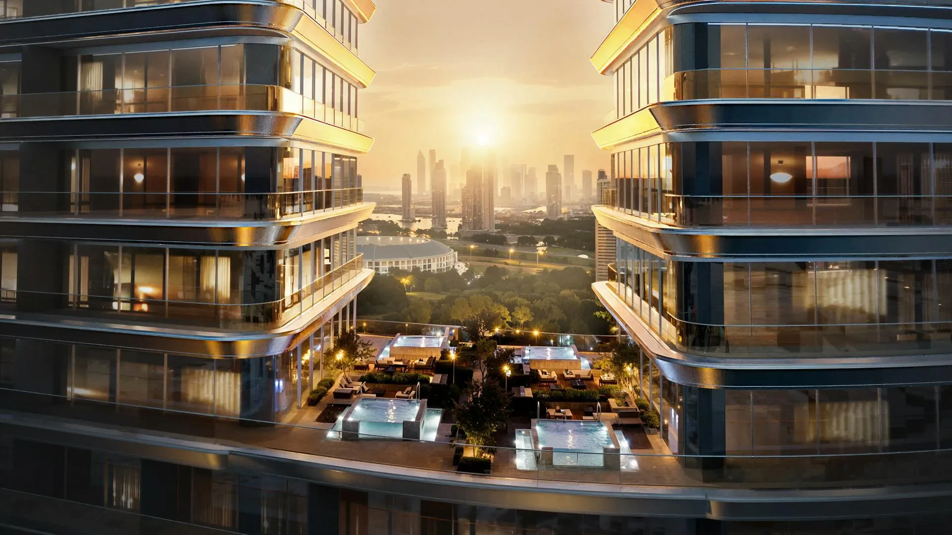 Binghatti Skyterraces 效果图 3
